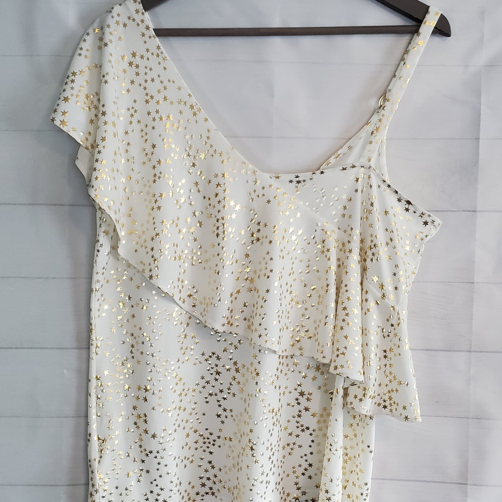 Michael Kors One Shoulder Gold - Picture 2 of 5